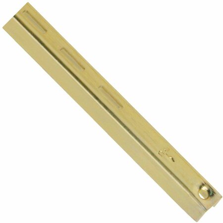 KNAPE & VOGT 80 Series 72 In. Brass Adjustable Shelf Standard 80 BR 72